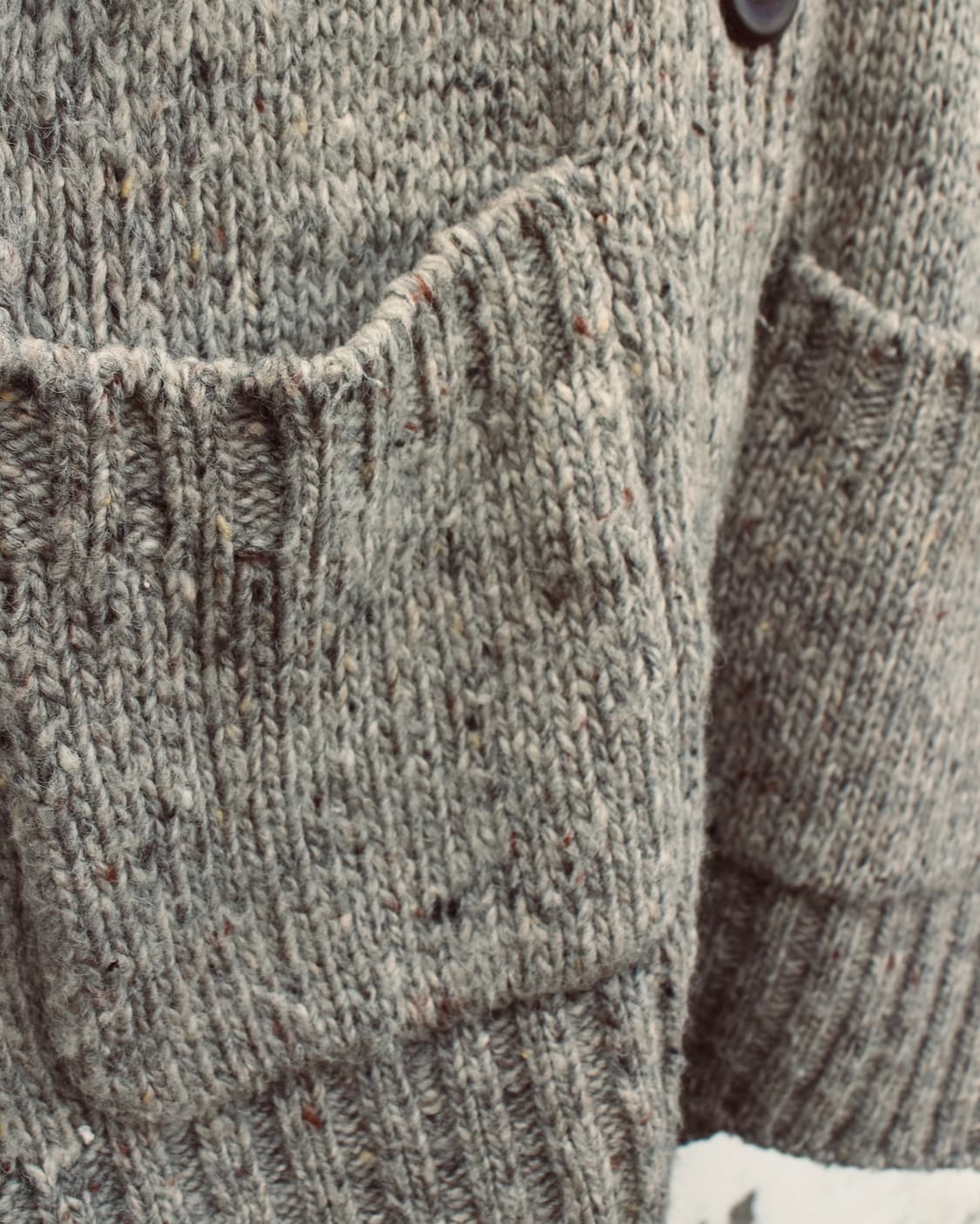 JP vintage wool knit vest 상품이미지3