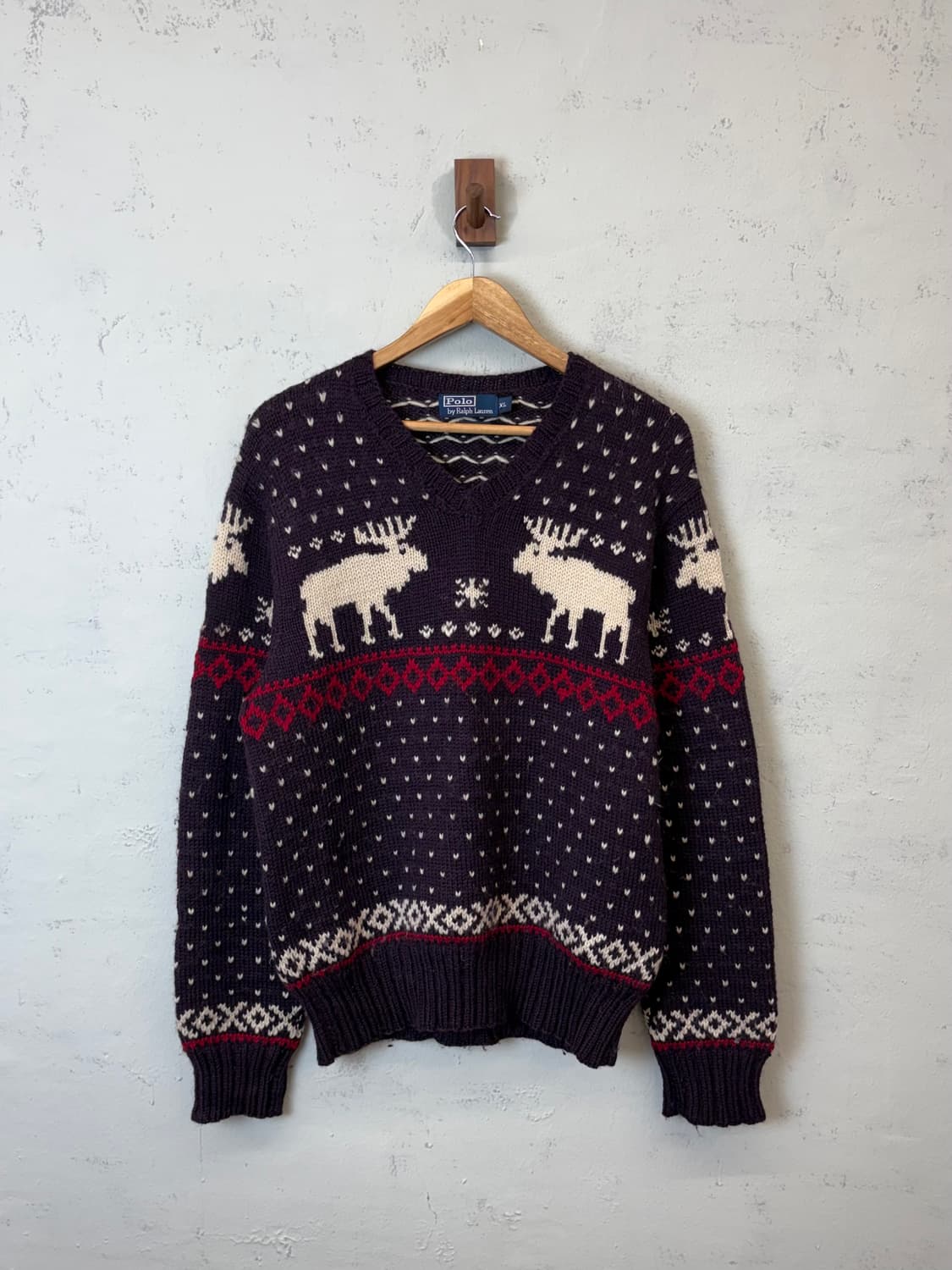 폴로랄프로렌 빈티지 노르딕패턴 울 니트 상품이미지1