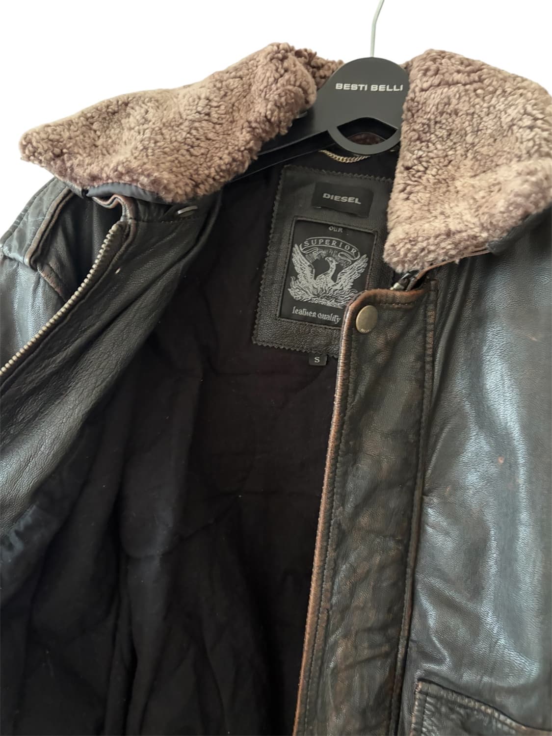 디젤 램스킨 봄버 상품이미지3