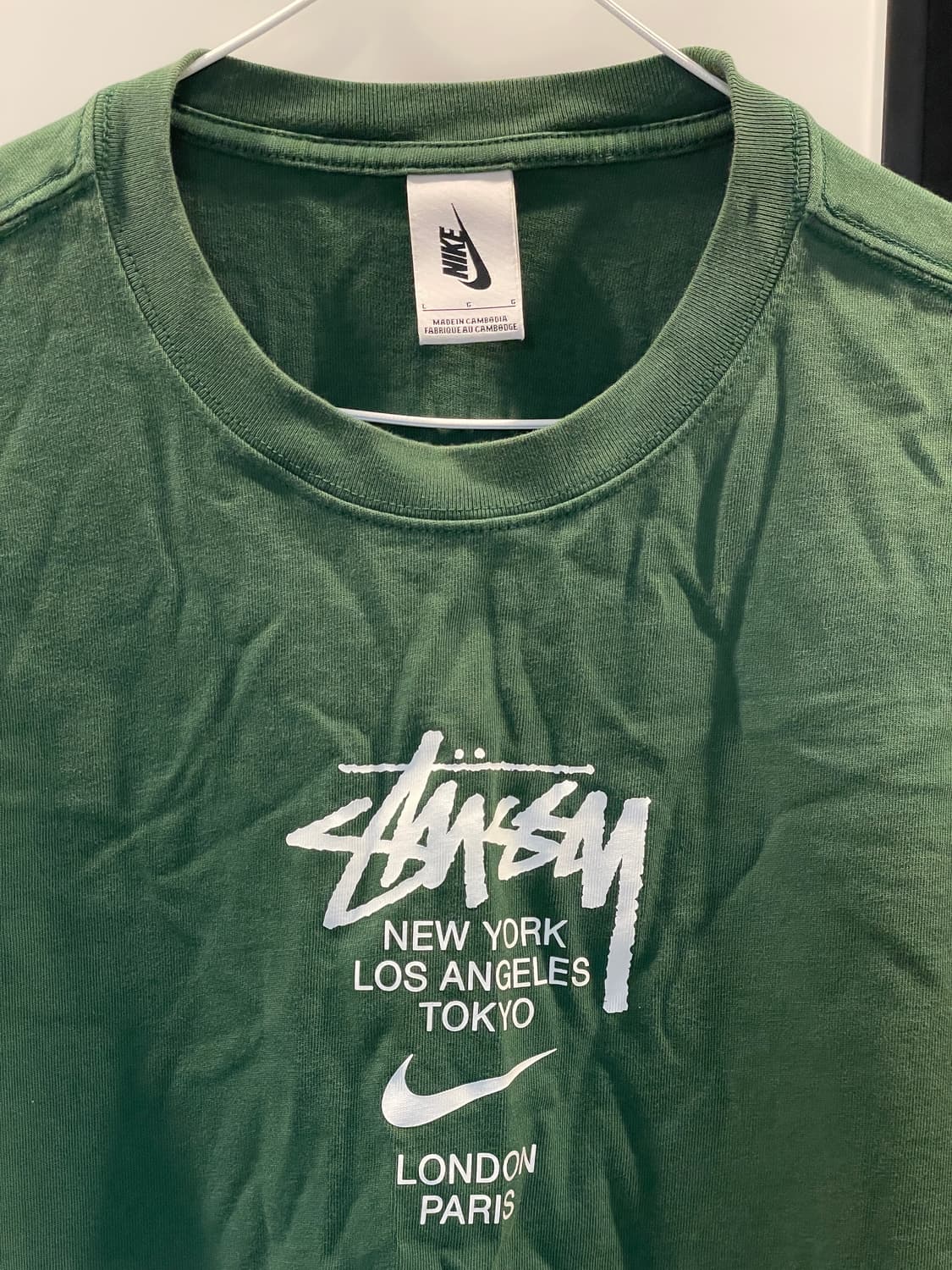 나이키 x 스투시 월드투어 반팔 (L Size / 그린) 상품이미지3