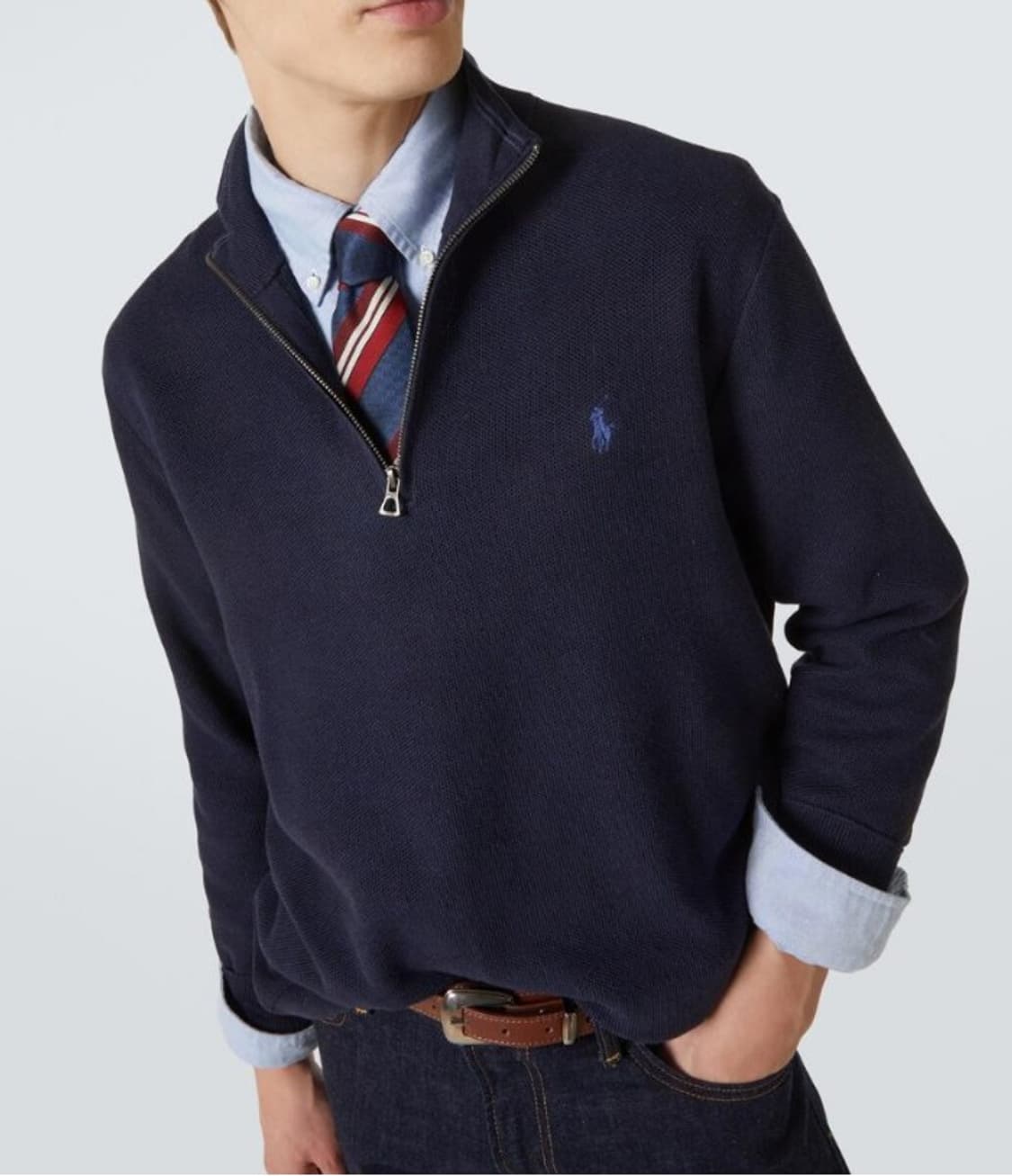 폴로 랄프로렌 하프집업 코튼 스웨터 상품이미지8