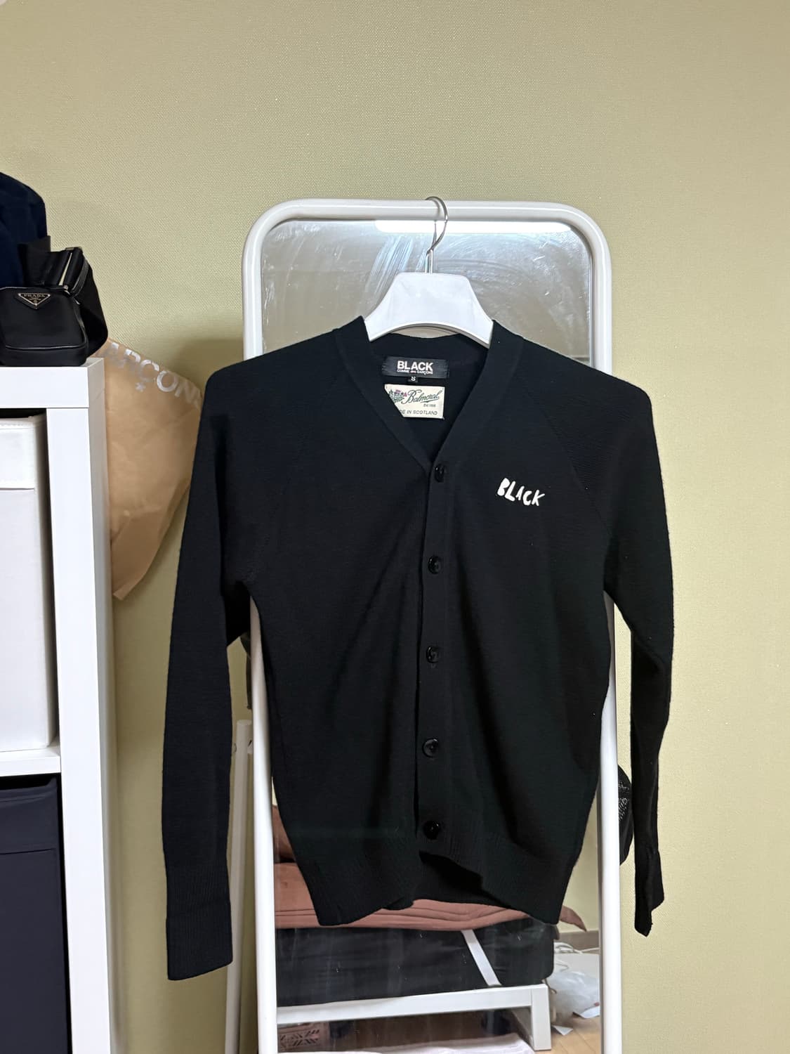 Comme des Garcons BLACK 블랙 로고 가디건 상품이미지2