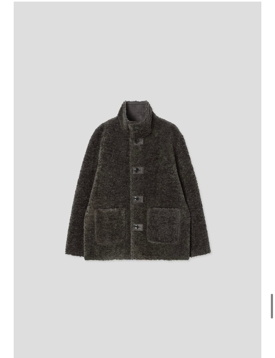 포저 리버시블 시어링 무스탕 (시착 한번 전부) 상품이미지1