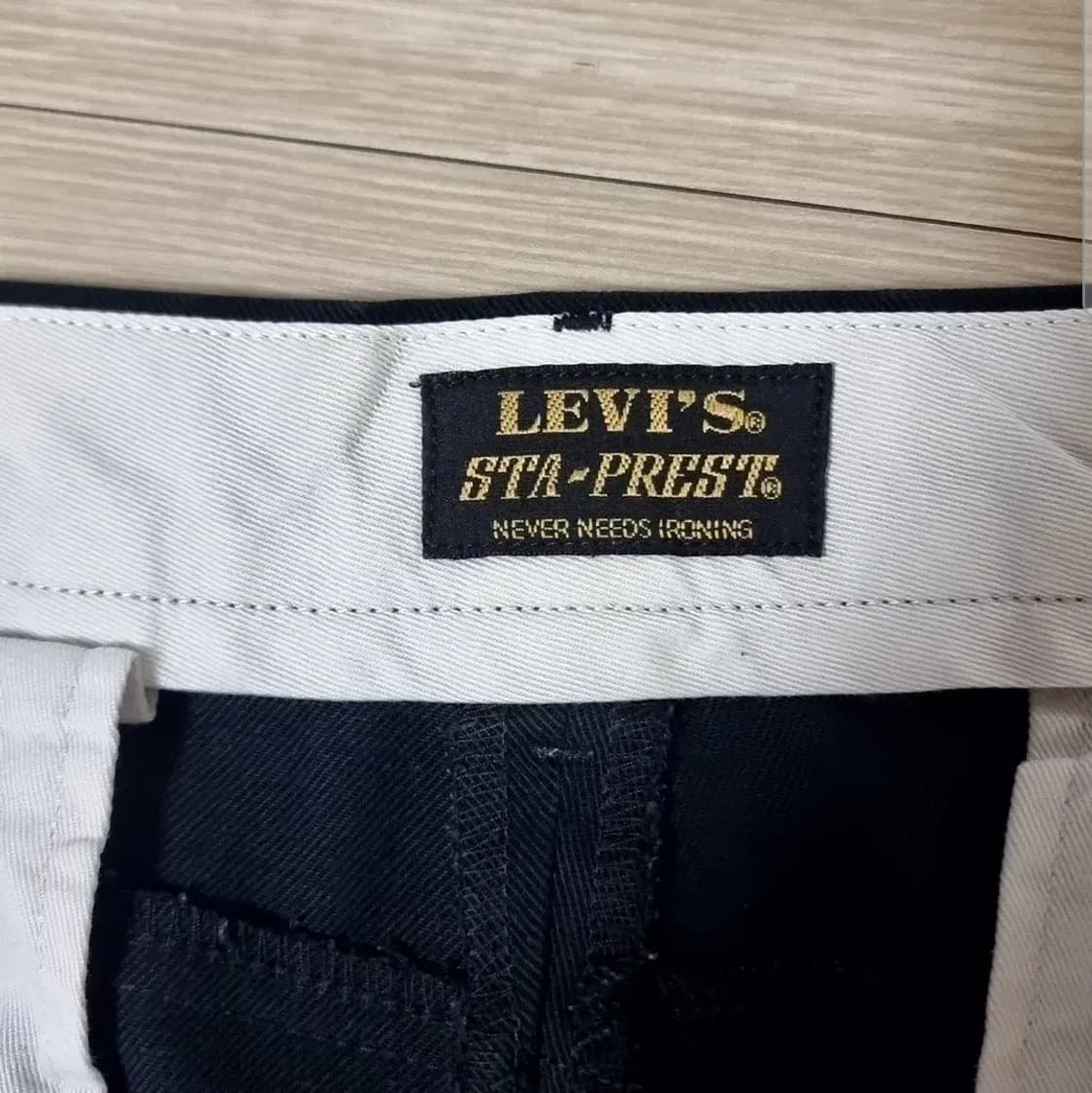 리바이스 프리미엄 검정색 면바지(36) 상품이미지6