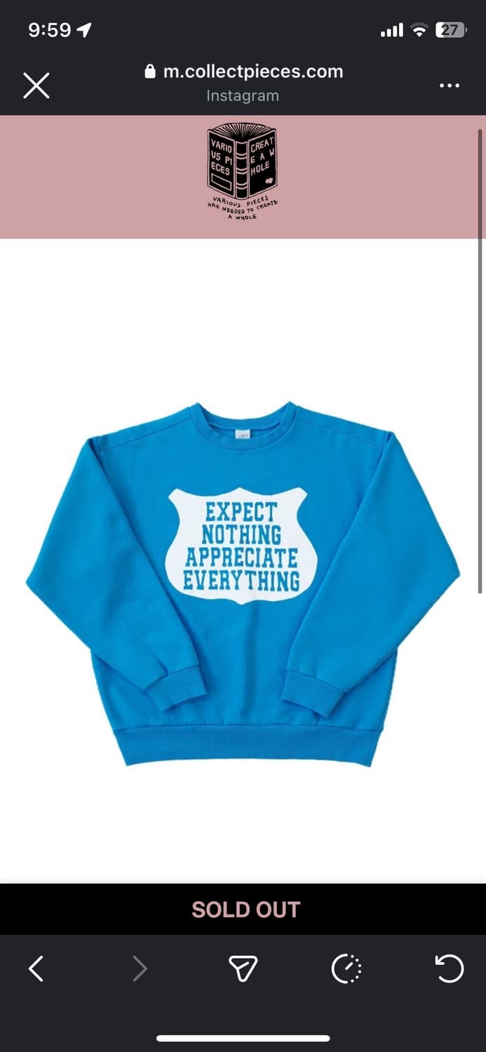 컬렉트피시스 맨투맨 M 상품이미지1