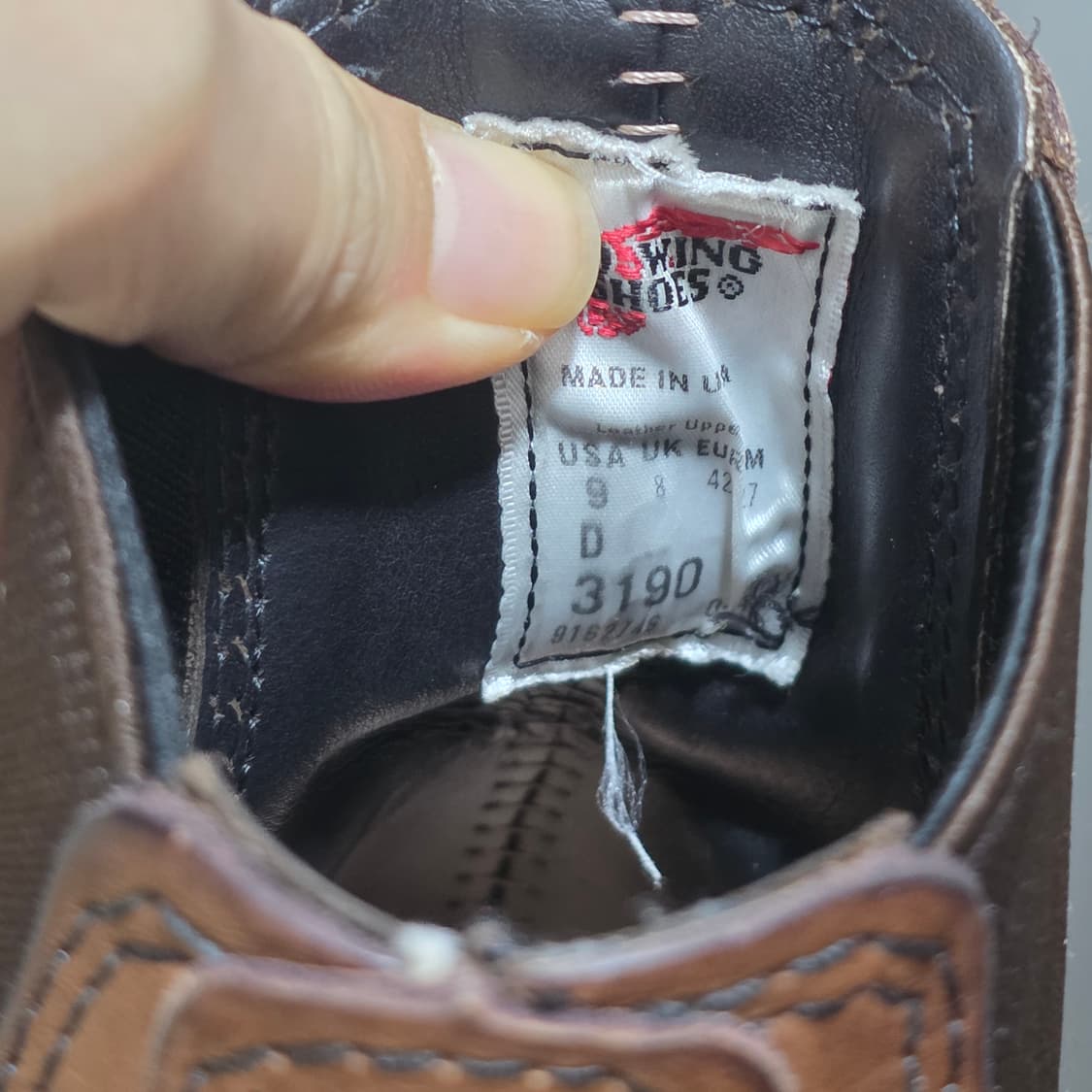 (Us9)레드윙 첼시부츠 3190 상품이미지3
