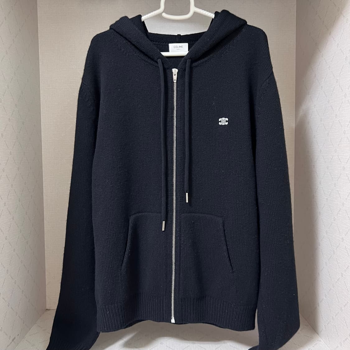 셀린느 캐시미어 후드집업 m 상품이미지1