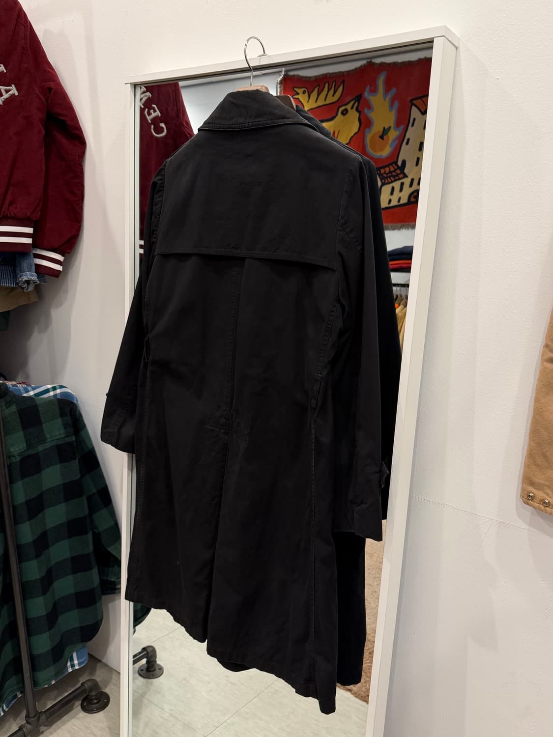 Houston 휴스턴 페이딩 블랙 밀리터리 코트 상품이미지5