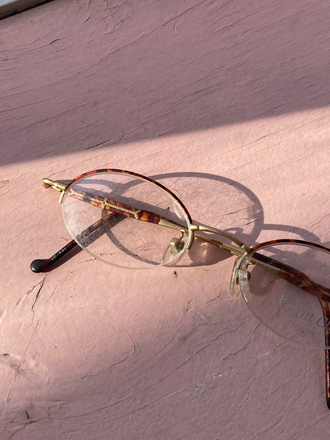 빈티지 레오파드 오벌 안경 상품이미지2