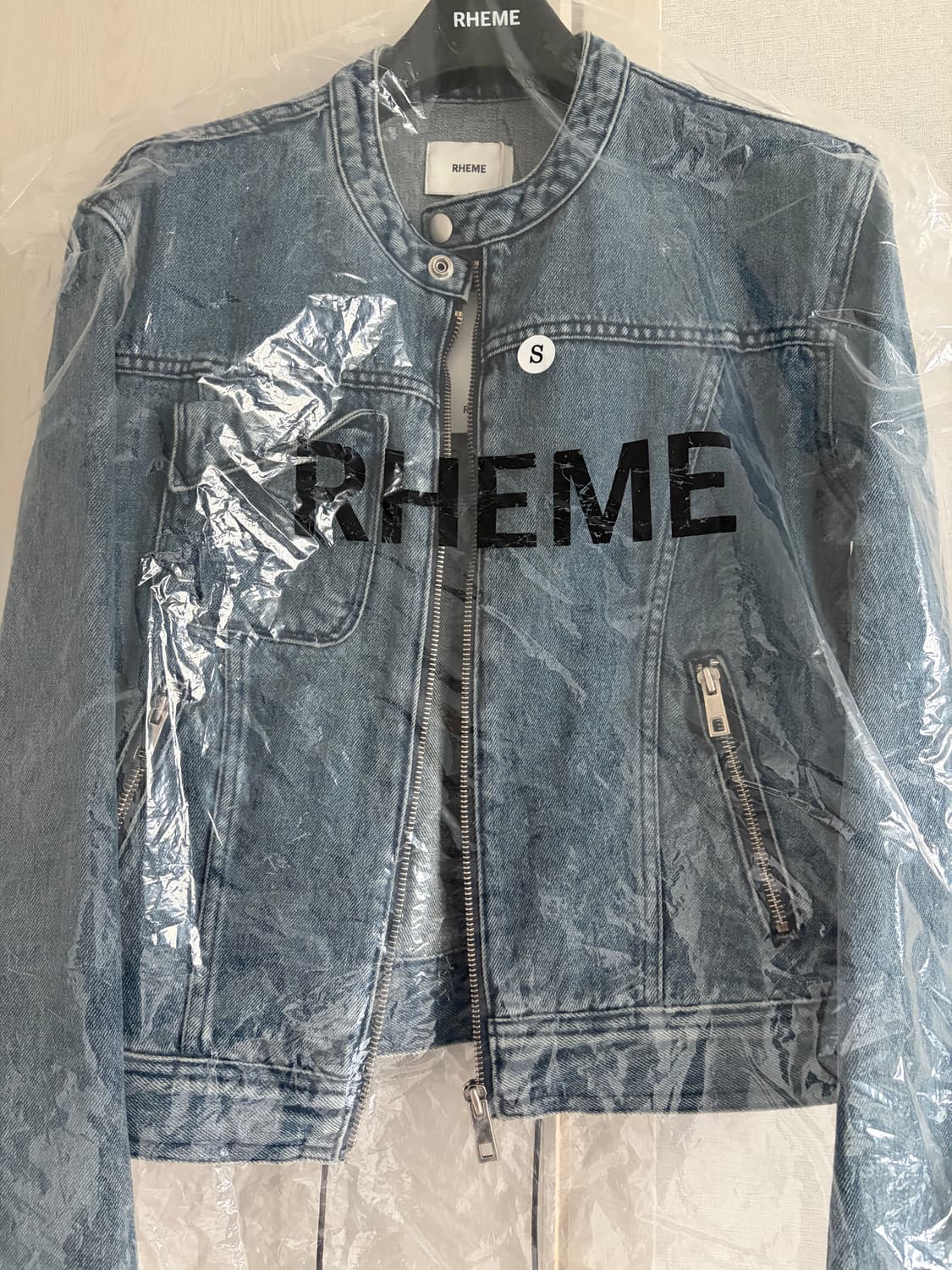 RHEME 리임 크롭 데님자켓 빈티지블루 상품이미지6