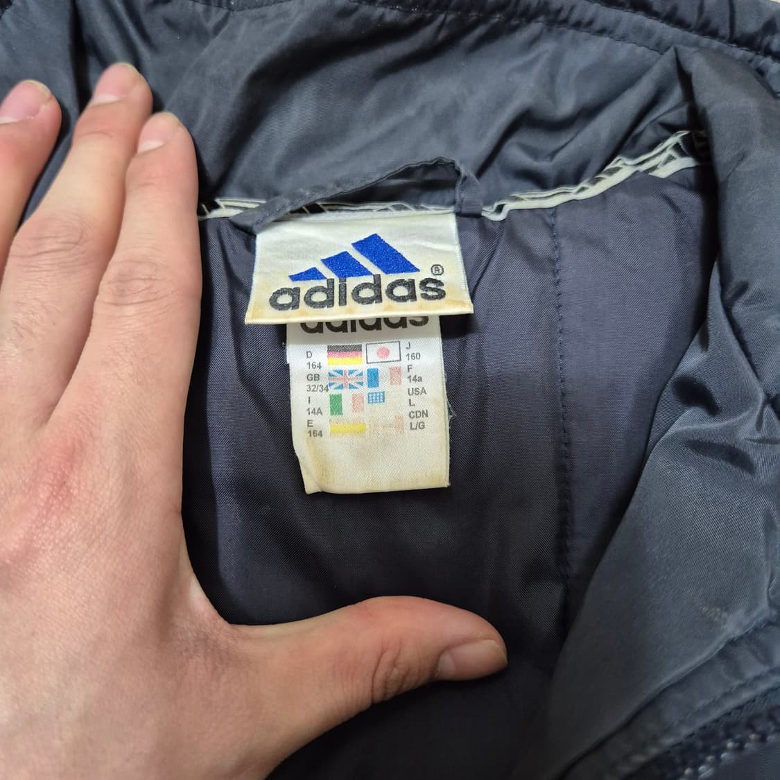 아디다스 90s 올드스쿨 로고 바람막이 자켓 상품이미지6