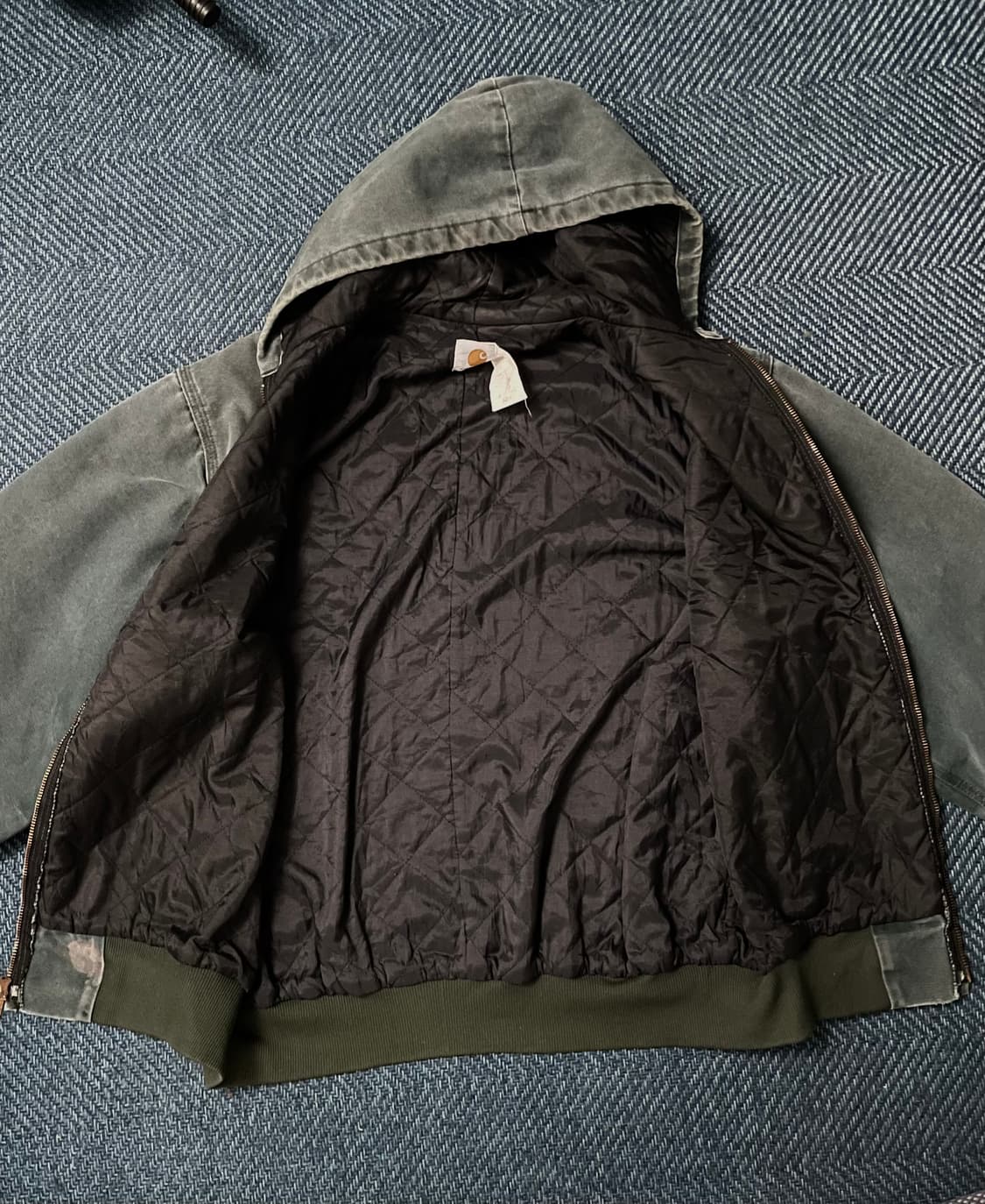 칼하트 덕 액티브자켓 JQ243 헌터그린 XL 상품이미지2