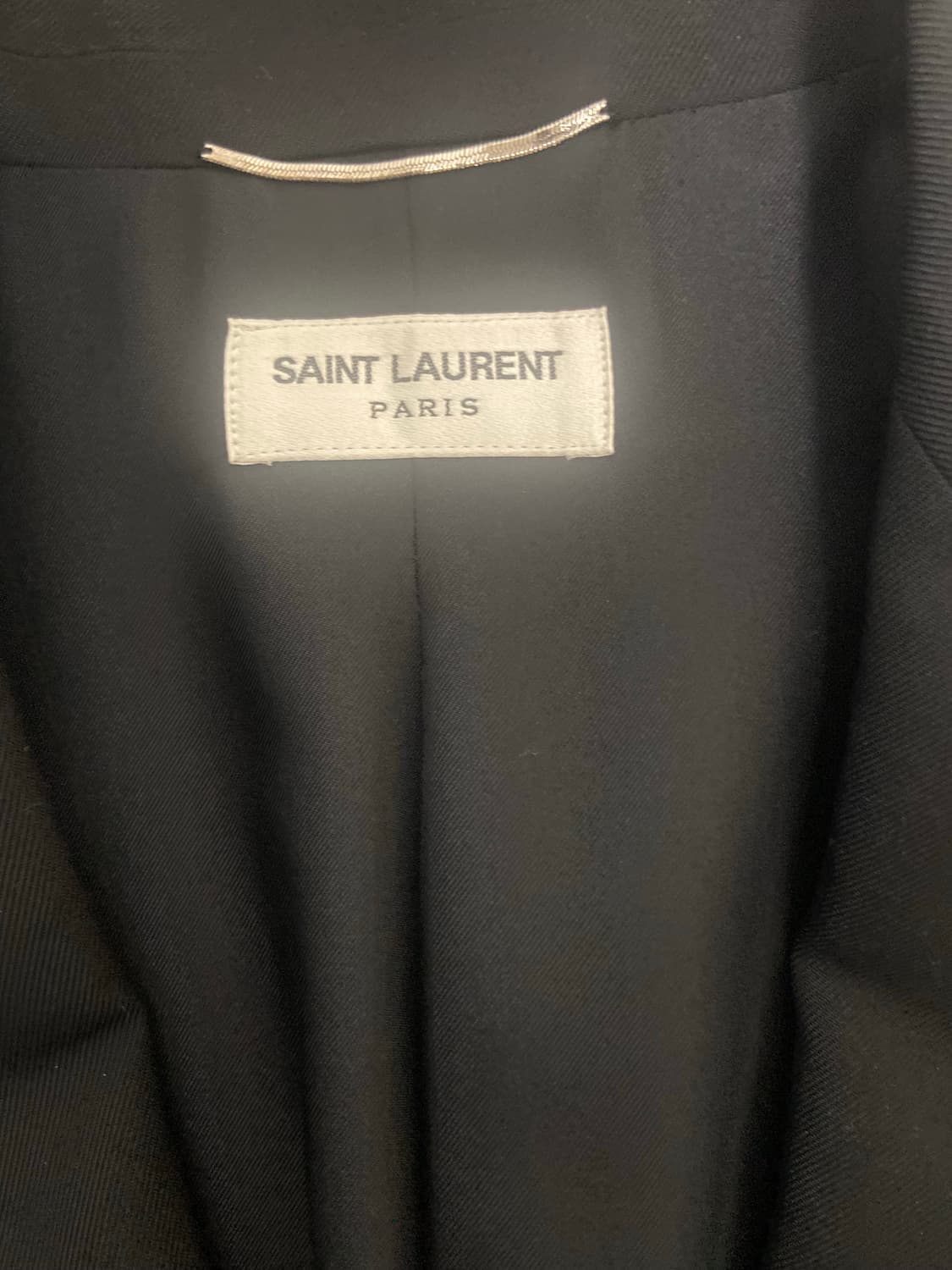 생로랑 에디시즌 피크드라펠 블레이저 자켓 46 상품이미지3