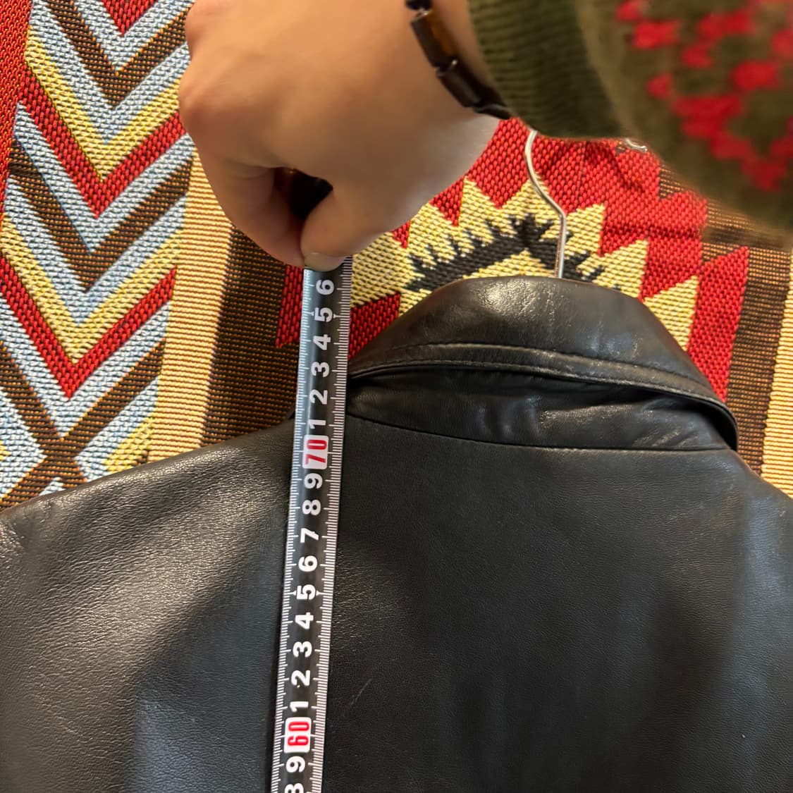 빈티지 천연 양가죽 레더 자켓 상품이미지10