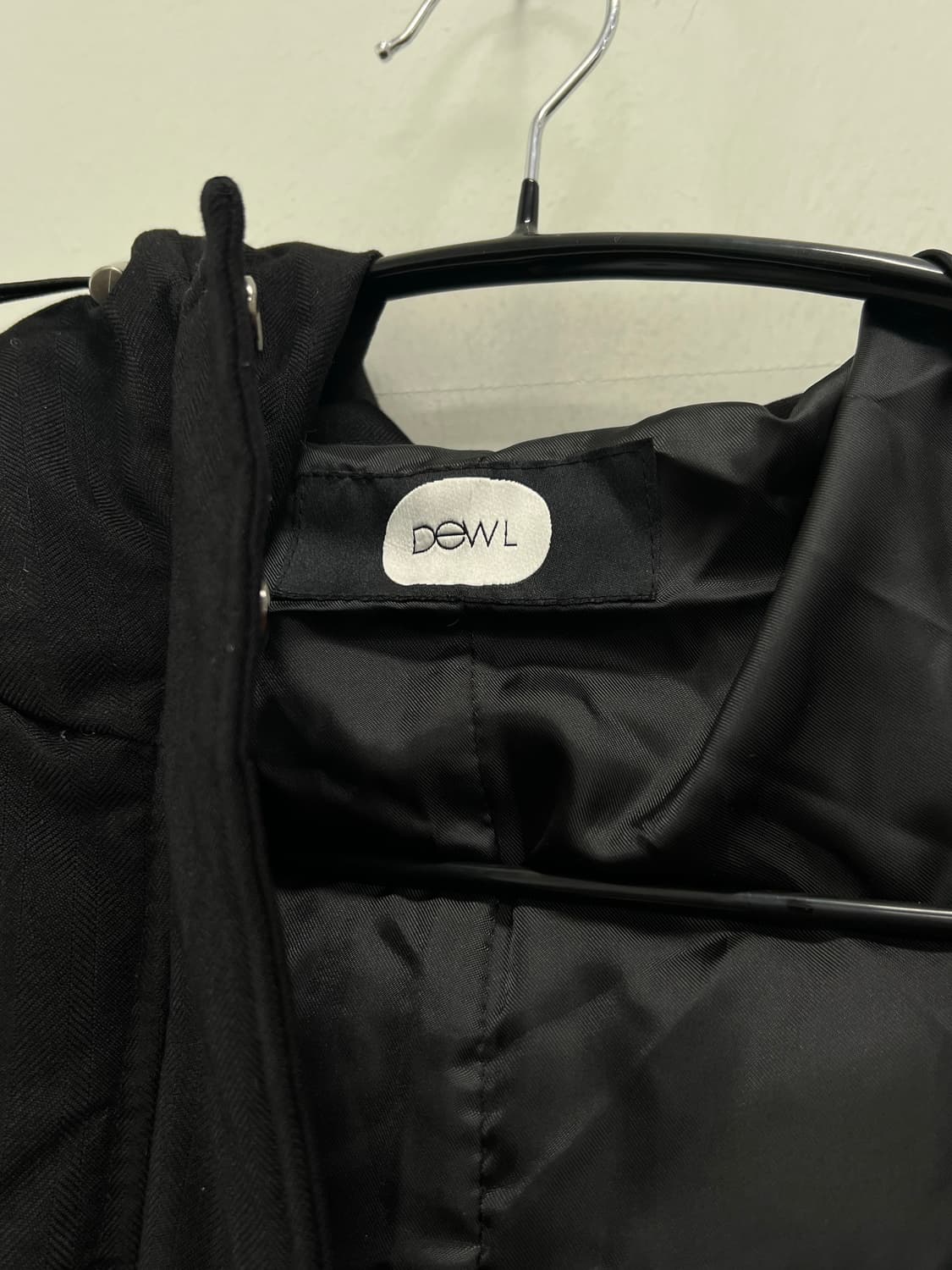 듀엘 덕다운 롱 패딩 야상 자켓 블랙 상품이미지5