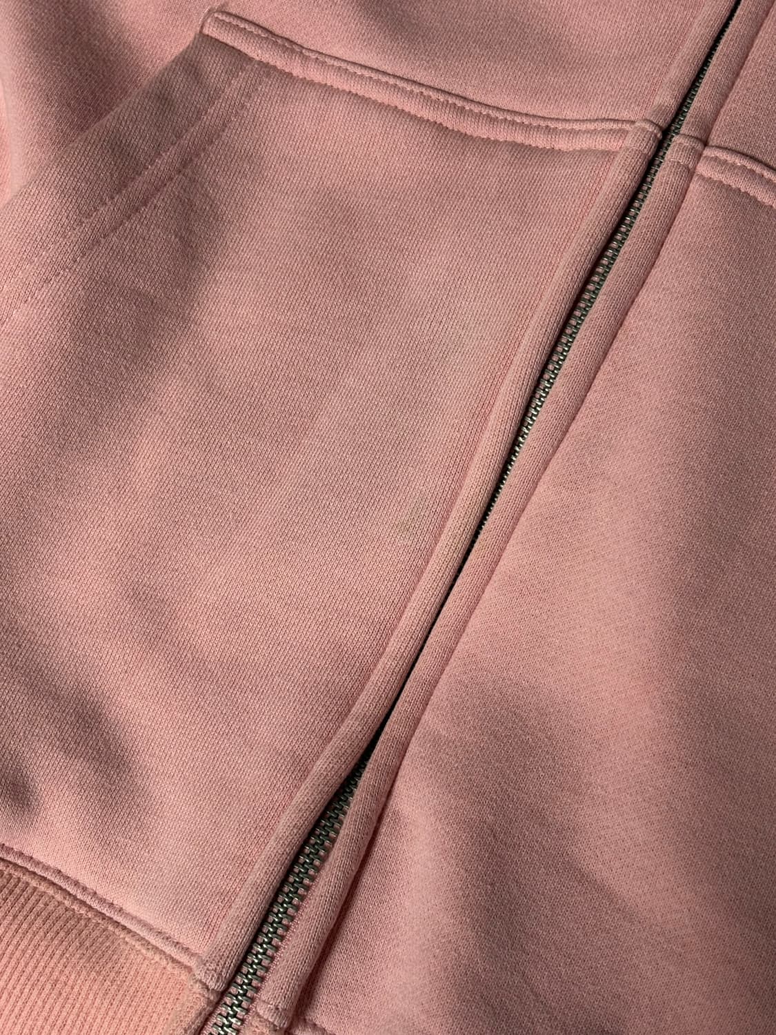 스투시 후드집업 s 핑크( 딸기우유색) 상품이미지6