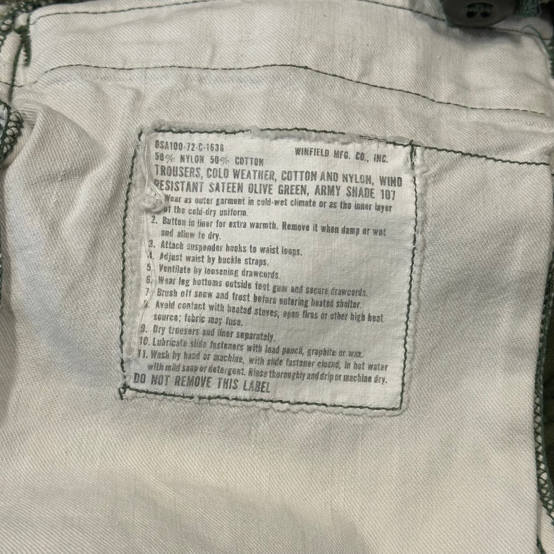OG 미군 M65 필드 팬츠 상품이미지10