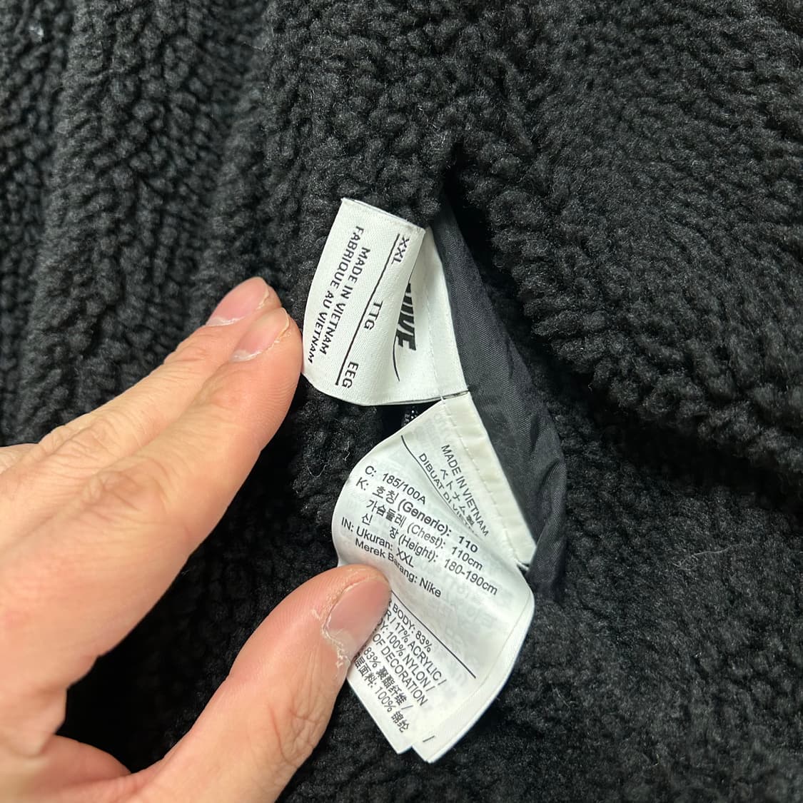 Nike Big Swoosh Reversible Fleece Jacket 상품이미지9