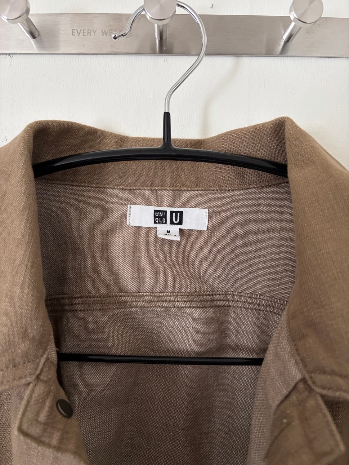 유니클로 베이지 워크셔츠 상품이미지3