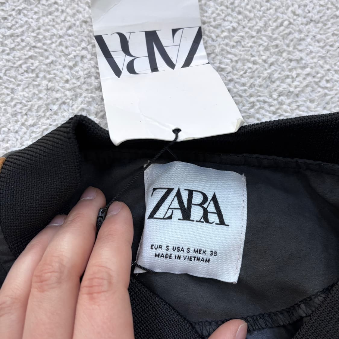 S 새상품 자라 스웨이드 자켓 0408E1 상품이미지3