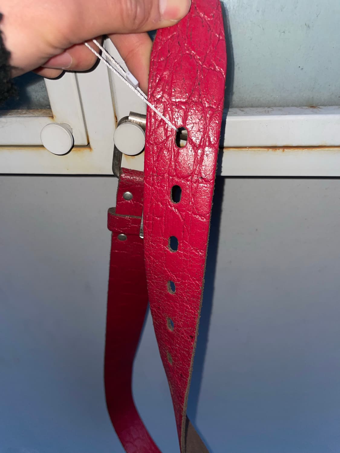 빈티지 펑크 리얼레더 벨트 상품이미지3