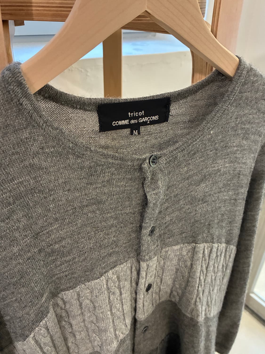 꼼데가르송 트리콧 가디건 상품이미지5