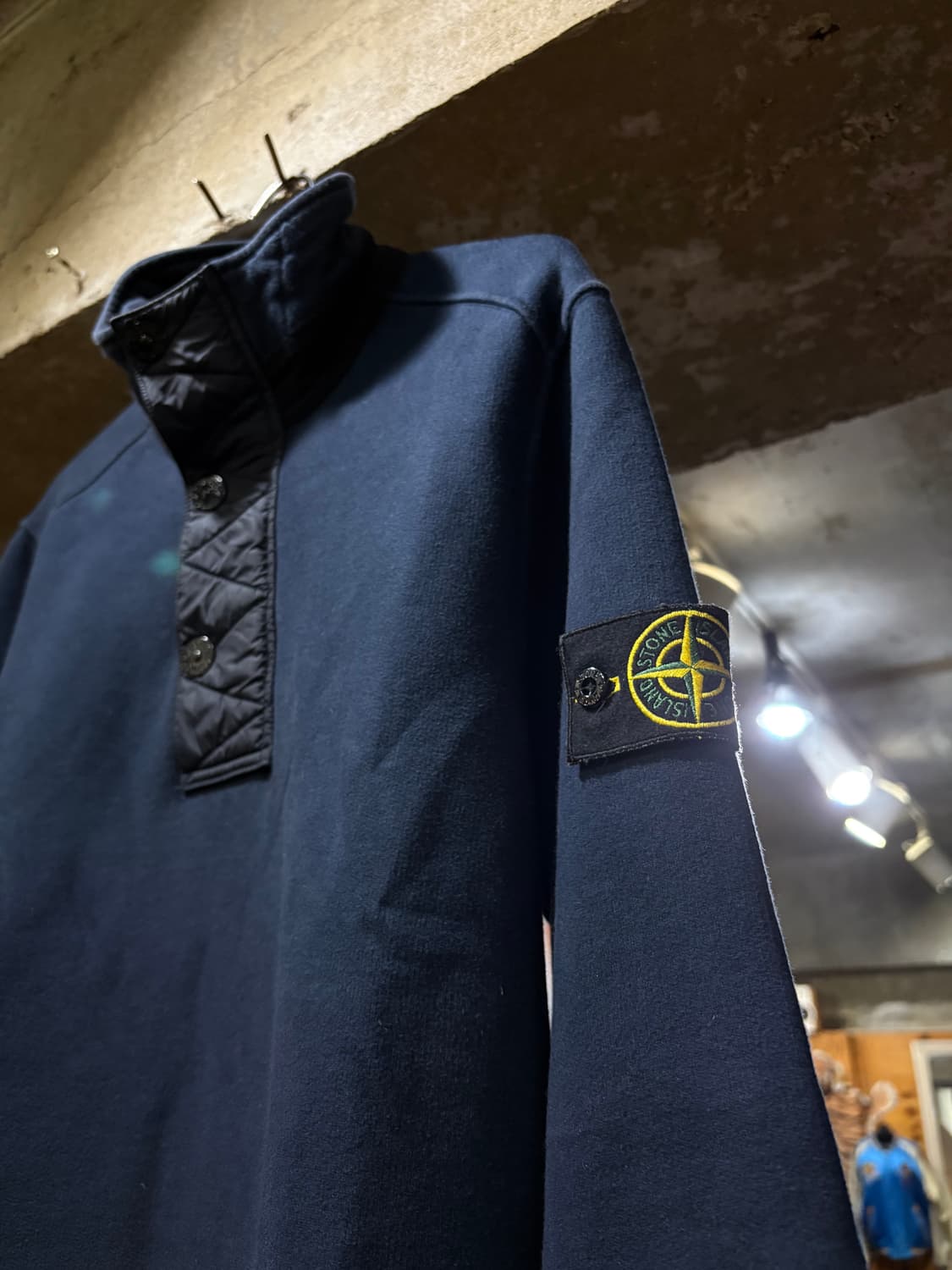 Stone Island 스톤 아일랜드 코튼 반집업 상품이미지3