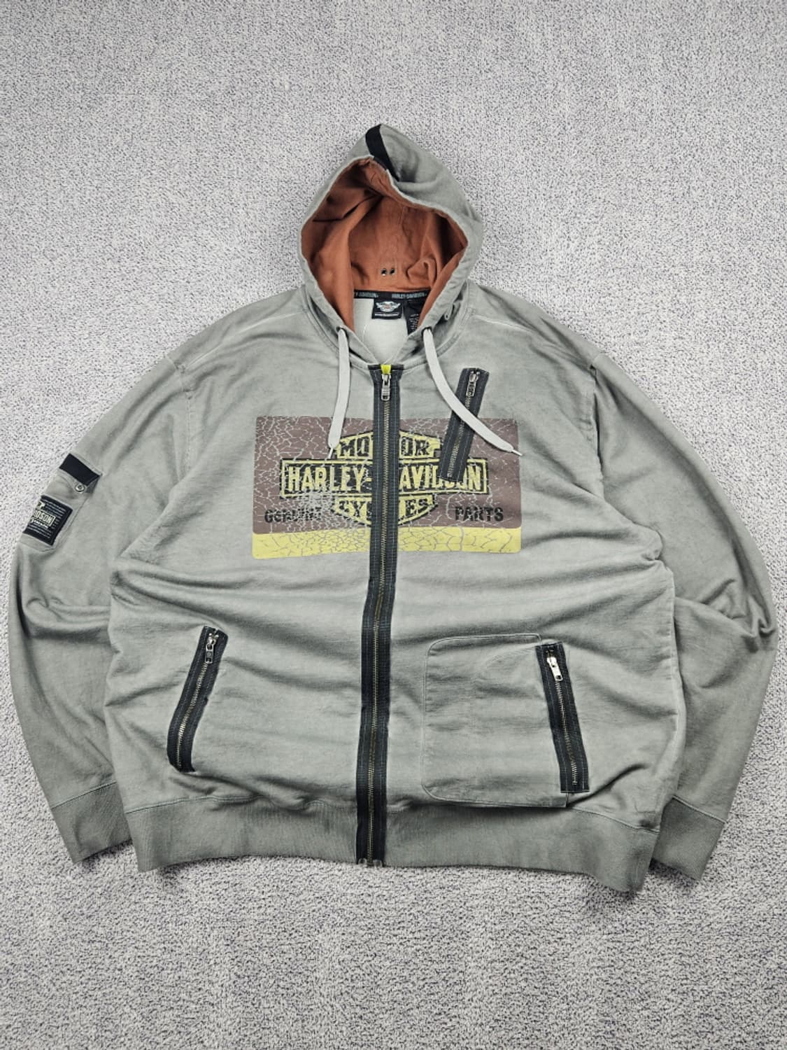 할리데이비슨 포켓 유틸리티 스웻 후드집업 ( 2XL ) / 10244 상품이미지1