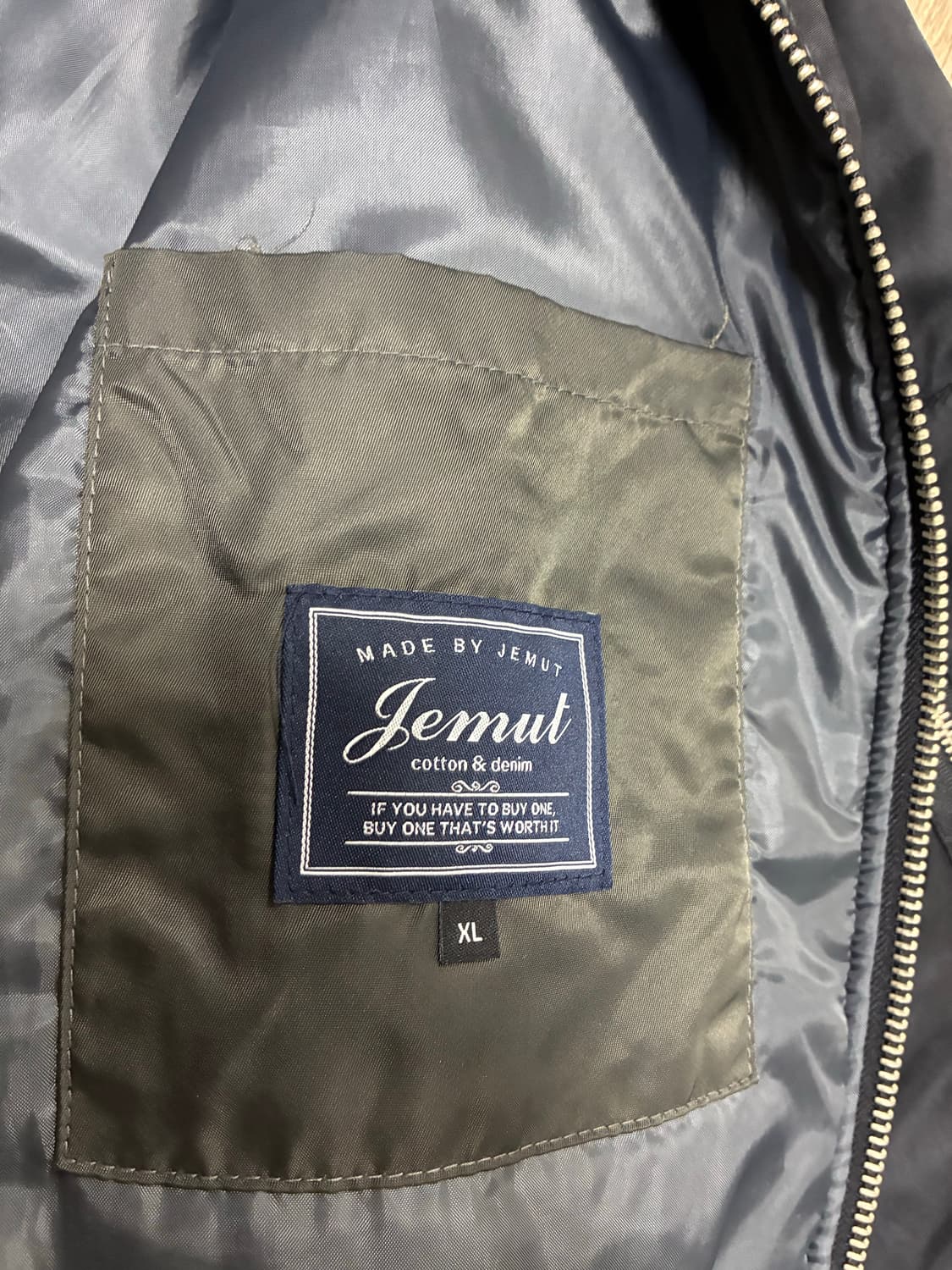 Jemut 블랙 ma-1 항공점퍼 XL 상품이미지4