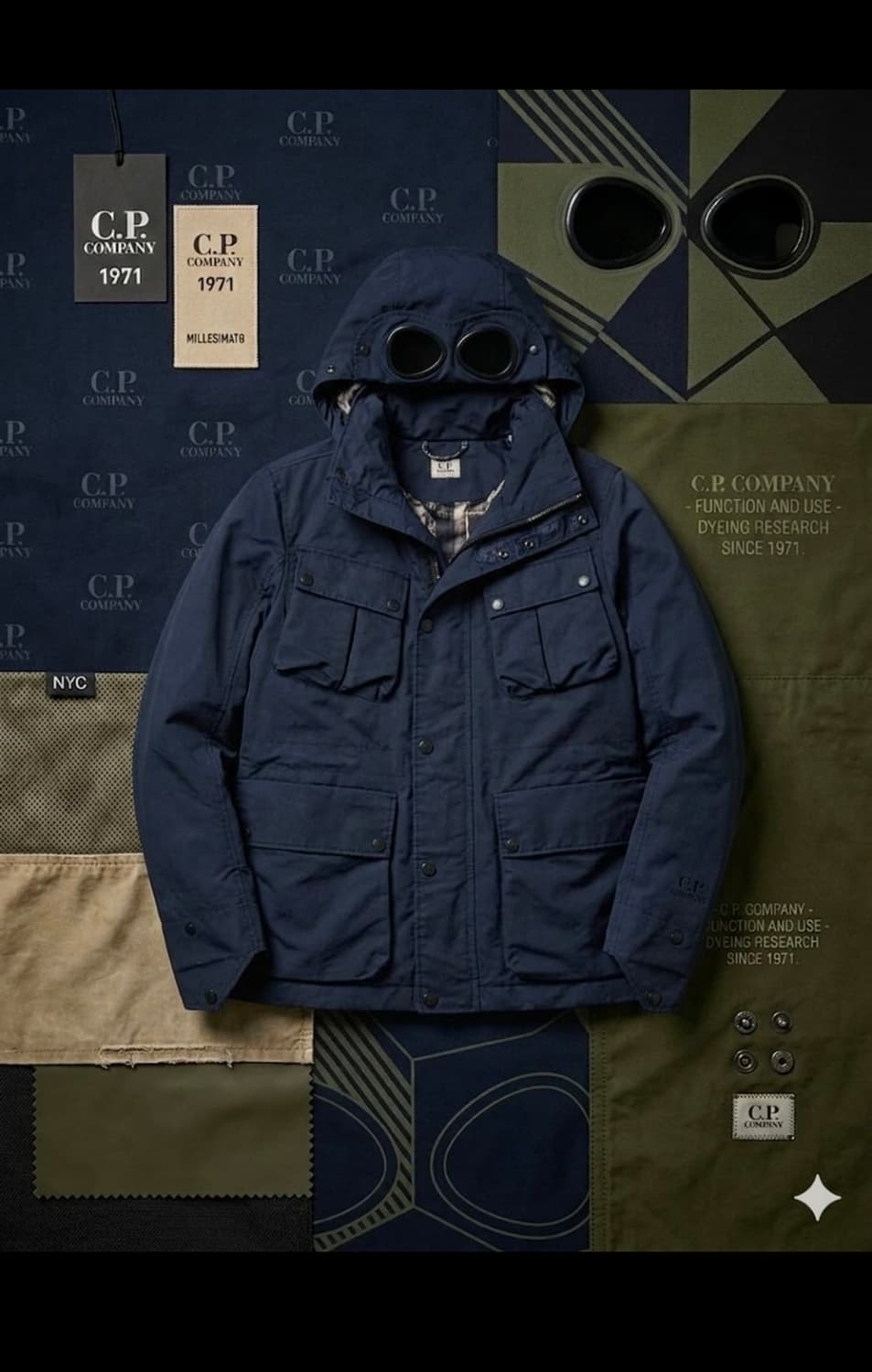 C.P. Company 밀레밀리아 고글 필드자켓 상품이미지1