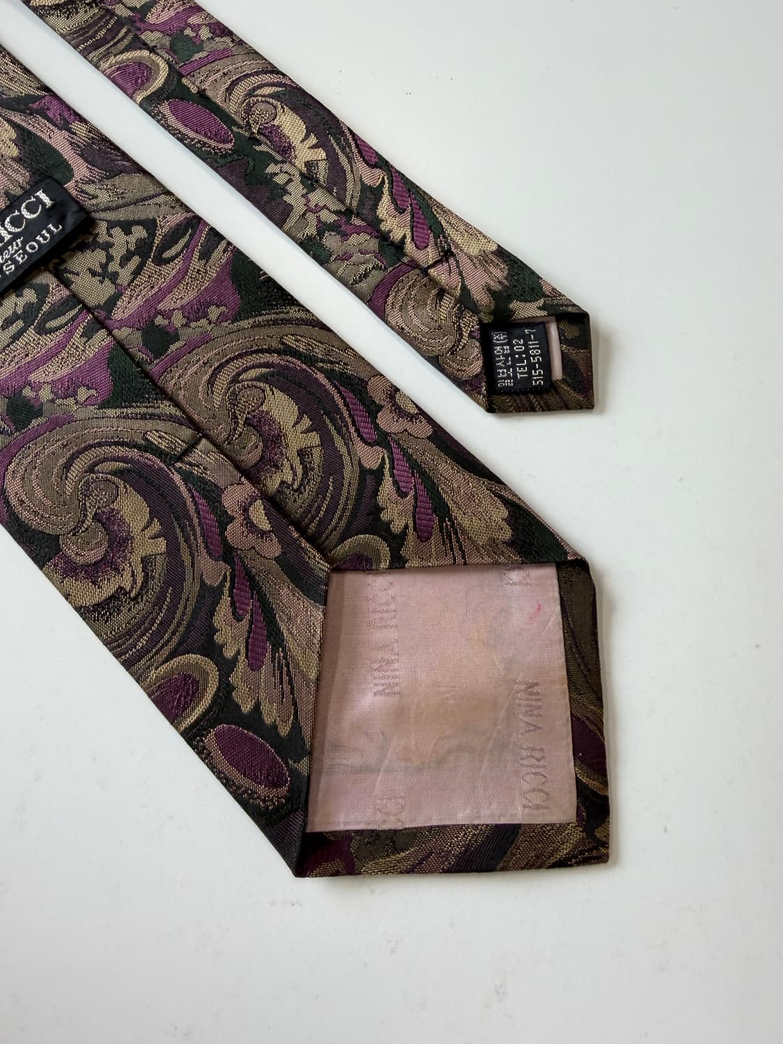 니나리치(Nina ricci) 실크 넥타이 9.5cm 상품이미지5