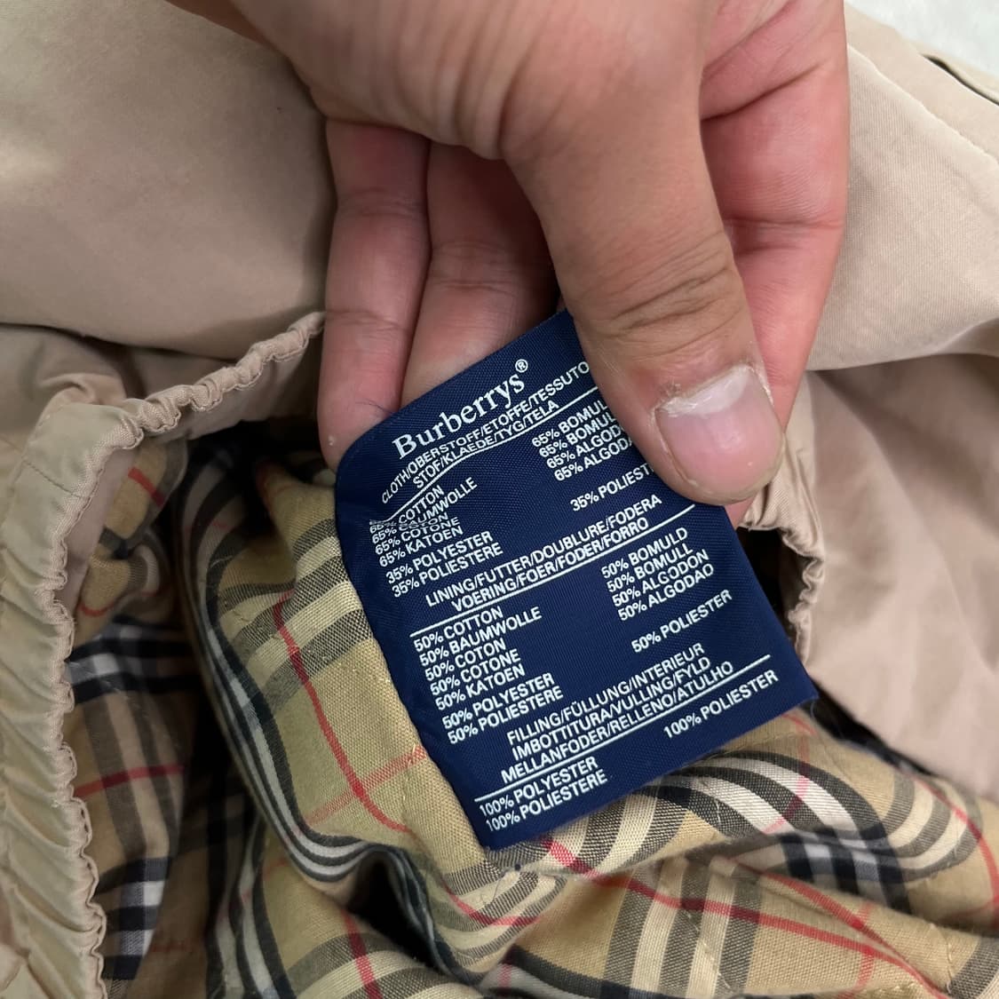 100 버버리 기마로고 블루종 자켓 상품이미지7