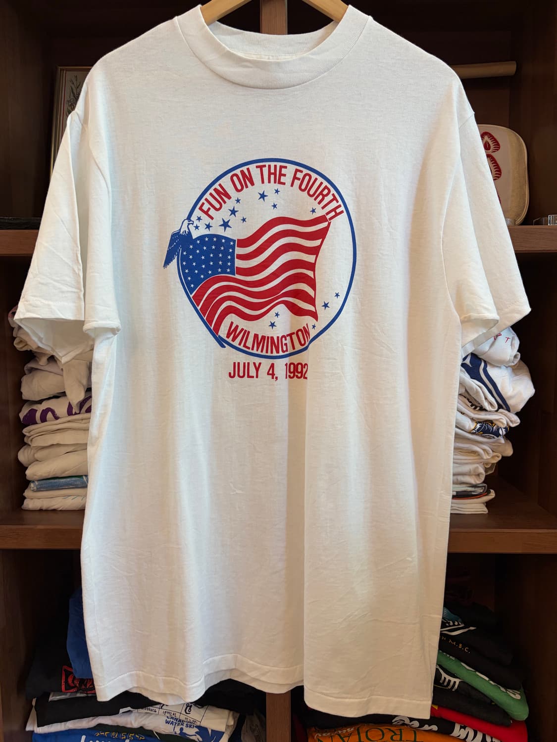 빈티지 윌밍턴 USA 프린팅 반팔 티셔츠 상품이미지5