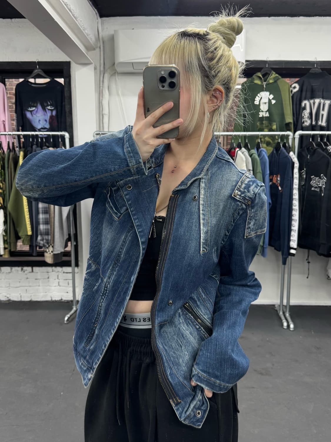 버커루 그런지 데님자켓 상품이미지5