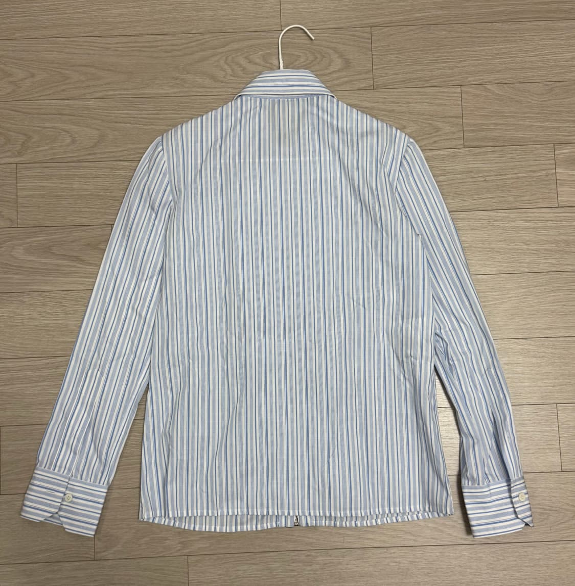 프라다 스트라이프 러플 셔츠 36 상품이미지3