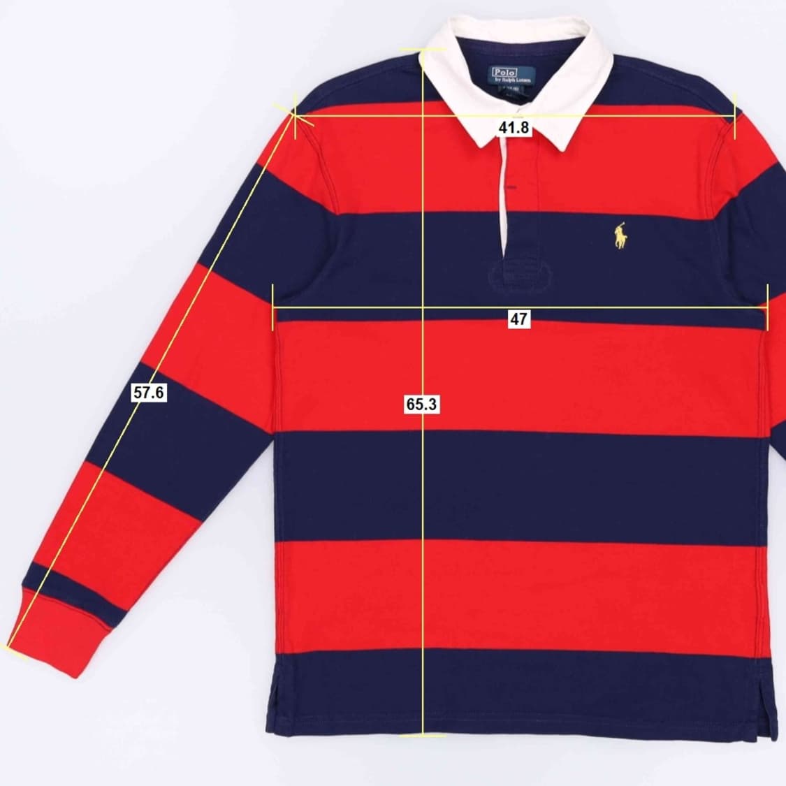 [L~XL] 폴로 랄프로렌 여성 럭비 카라 티셔츠 럭비셔츠 3789 상품이미지9