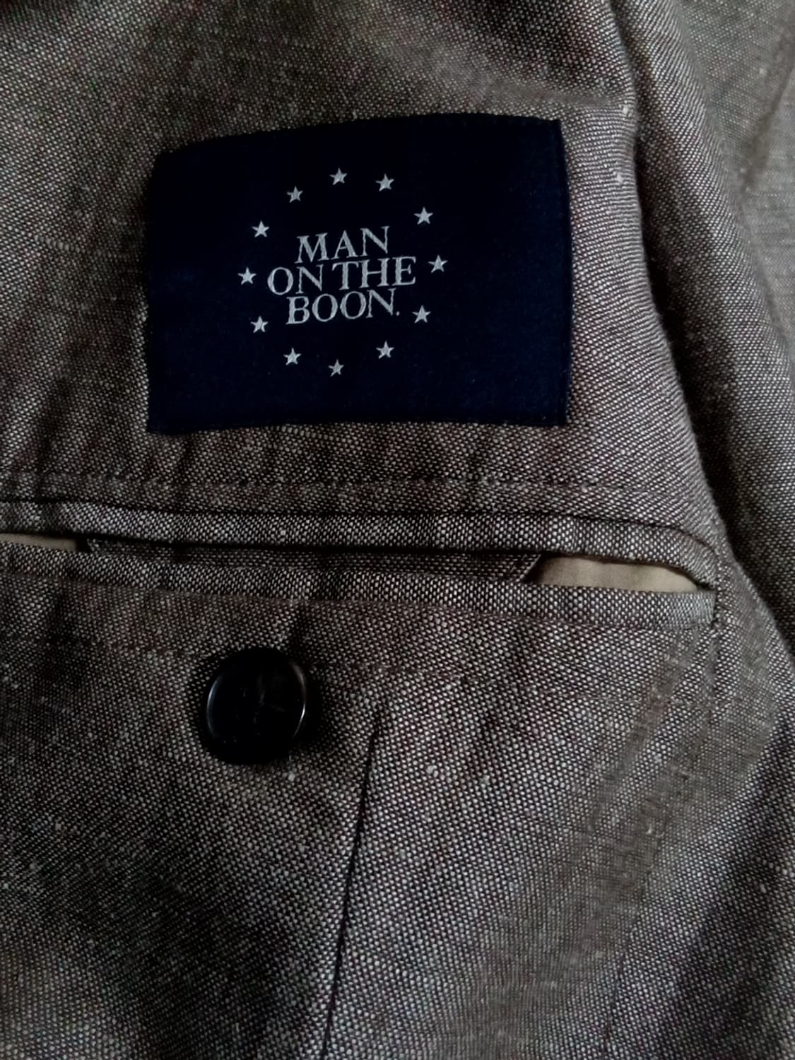 맨 온더 분, 춘추 울 린넨 블레이저 콤비 자켓 상품이미지4