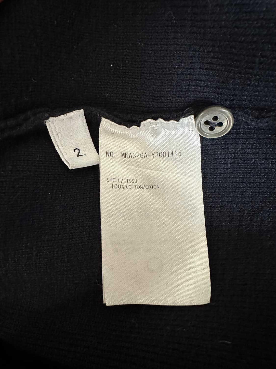 [2size] 톰브라운 암밴드 밀라노스티치 니트 네이비 상품이미지6