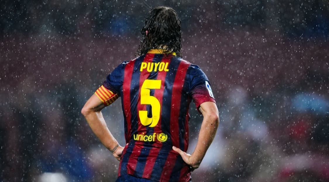 ♤필독♤ Feat 카를로스 푸욜 15/16 바르셀로나 홈 L <새상품> 상품이미지6