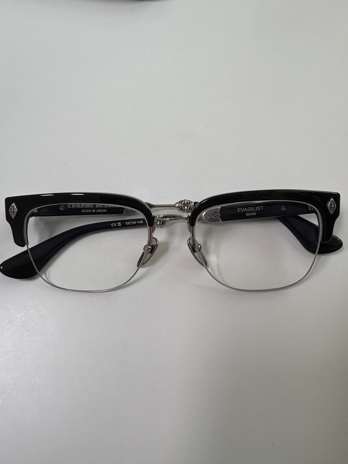 크롬하츠 안경 에바질리스트 블랙/실버 상품이미지2