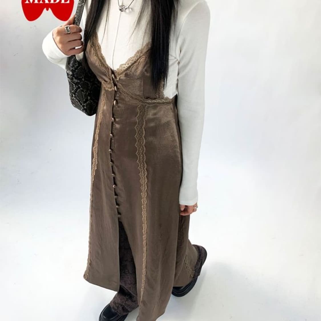 [연말 원피스] 루루서울 이터널 레이스 드레스 민트 상품이미지3