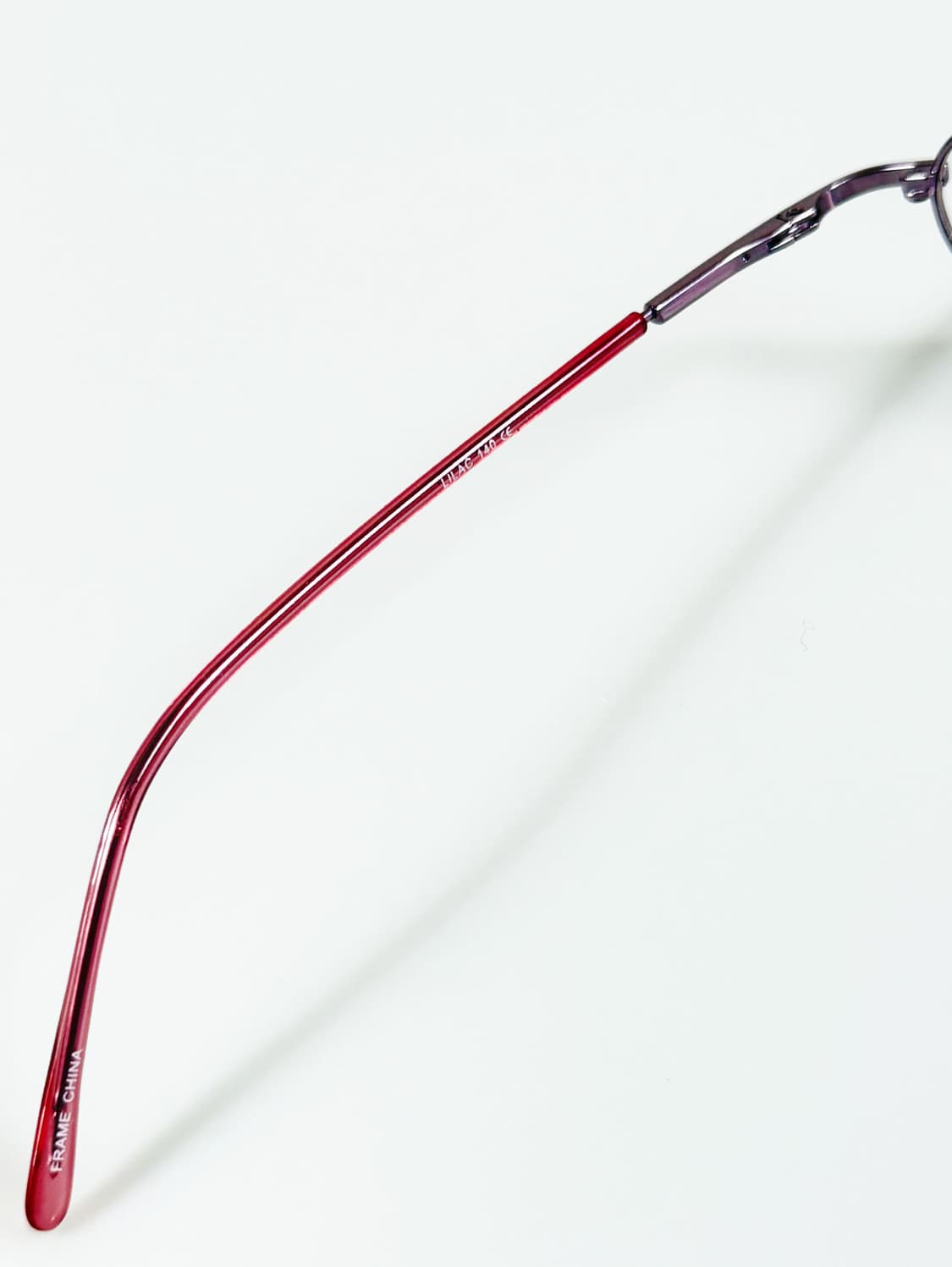 90s NEW GLOBE 라이트퍼플 슬림 오벌 빈티지 안경 상품이미지7