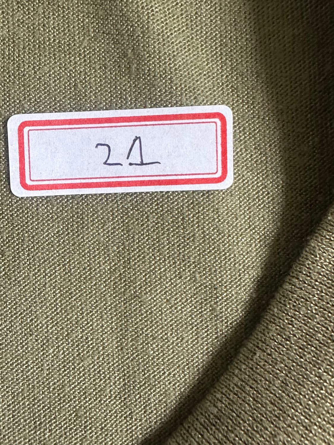 미군 카키색 라운드 반팔 티셔츠 (M) (21) (만원샵) 상품이미지7