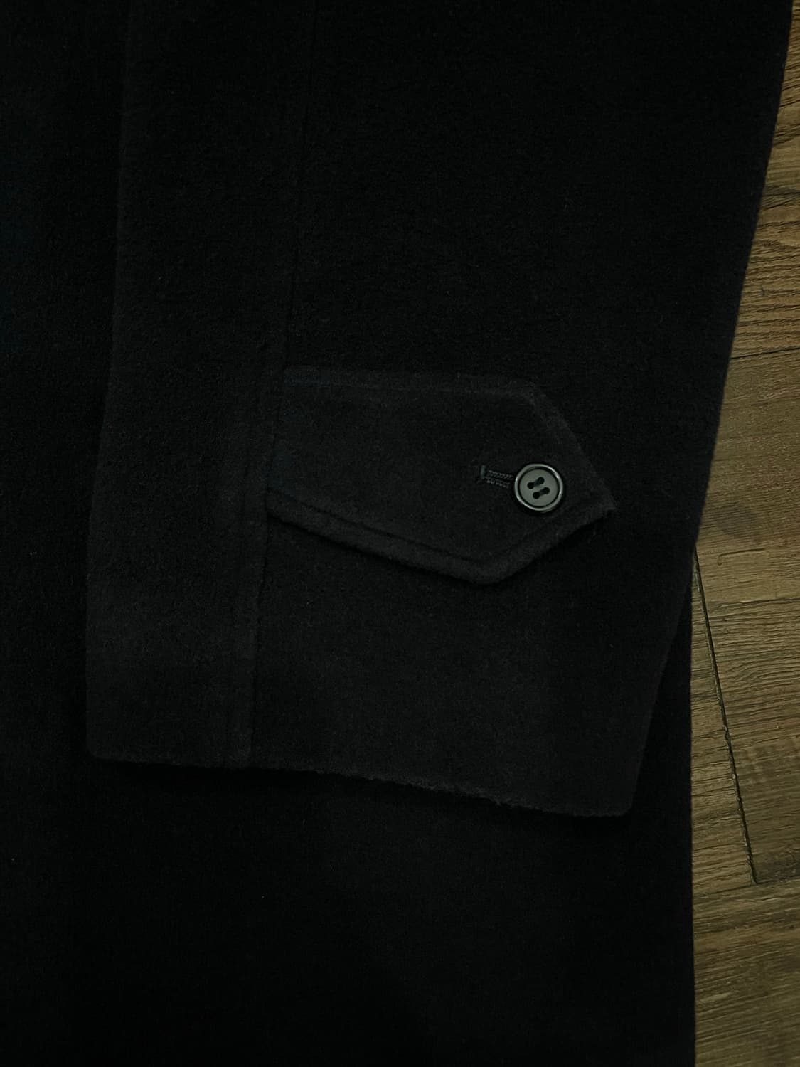 버버리 발마칸 울 캐시미어 코트 네이비 50 상품이미지5