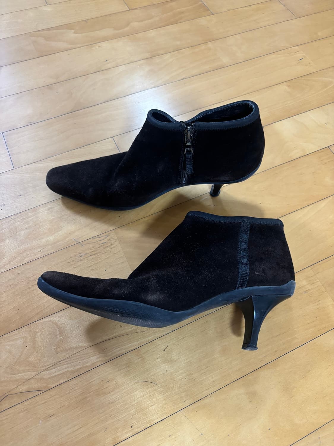 PRADA 스웨이드 힐 38/240 상품이미지1