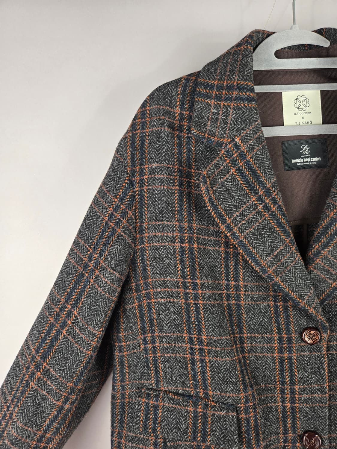 [무료배송]앳코너 M 여성 프리미엄 울 오버사이즈 자켓 상품이미지3