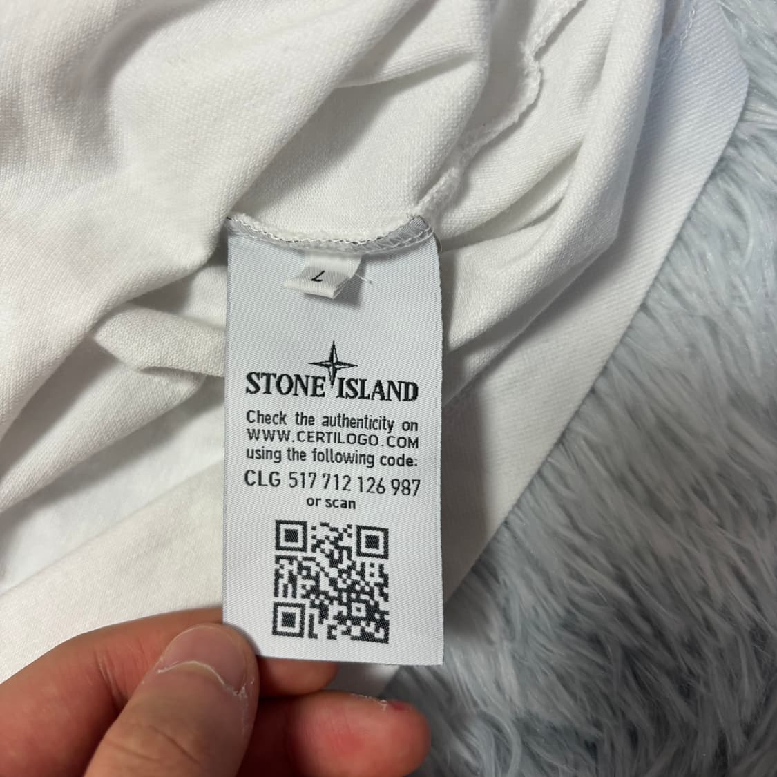 [L Size] 스톤아일랜드 카라 반팔티 상품이미지4