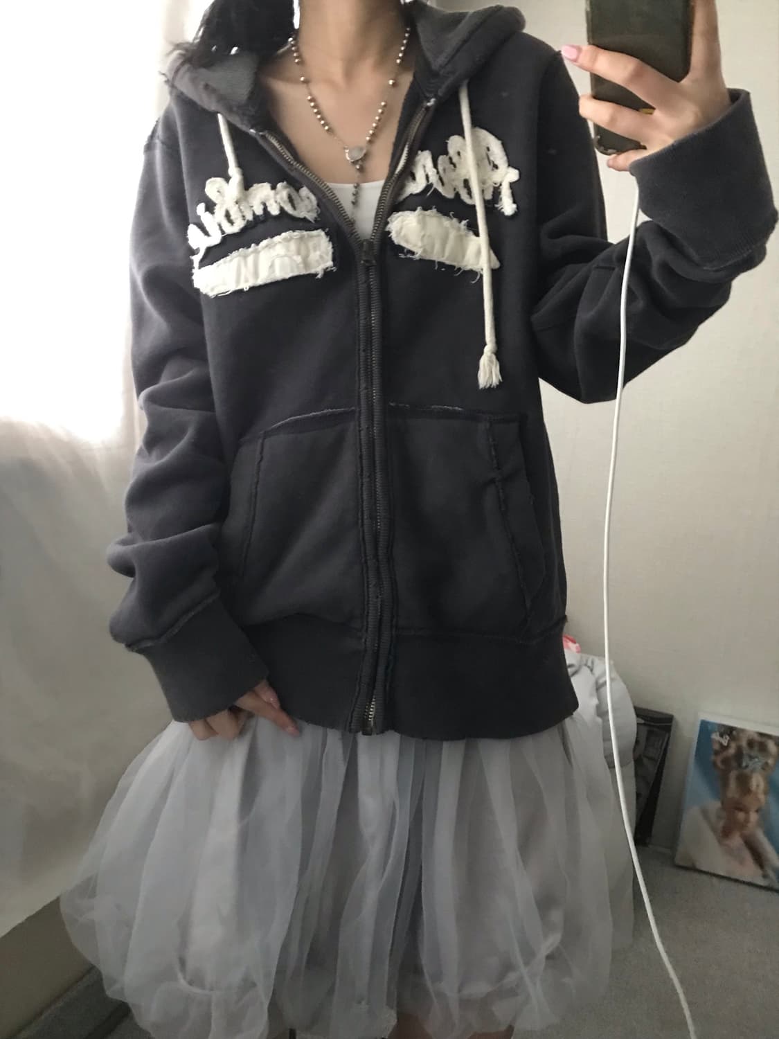 아베크롬비 차콜 후드집업 상품이미지5