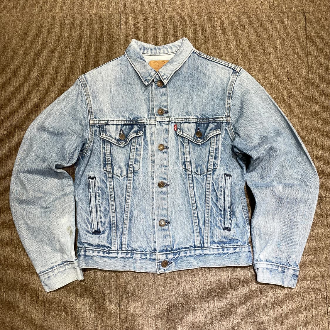 90~00s Levi's 리바이스 자수 트러커 데님 자켓 상품이미지4