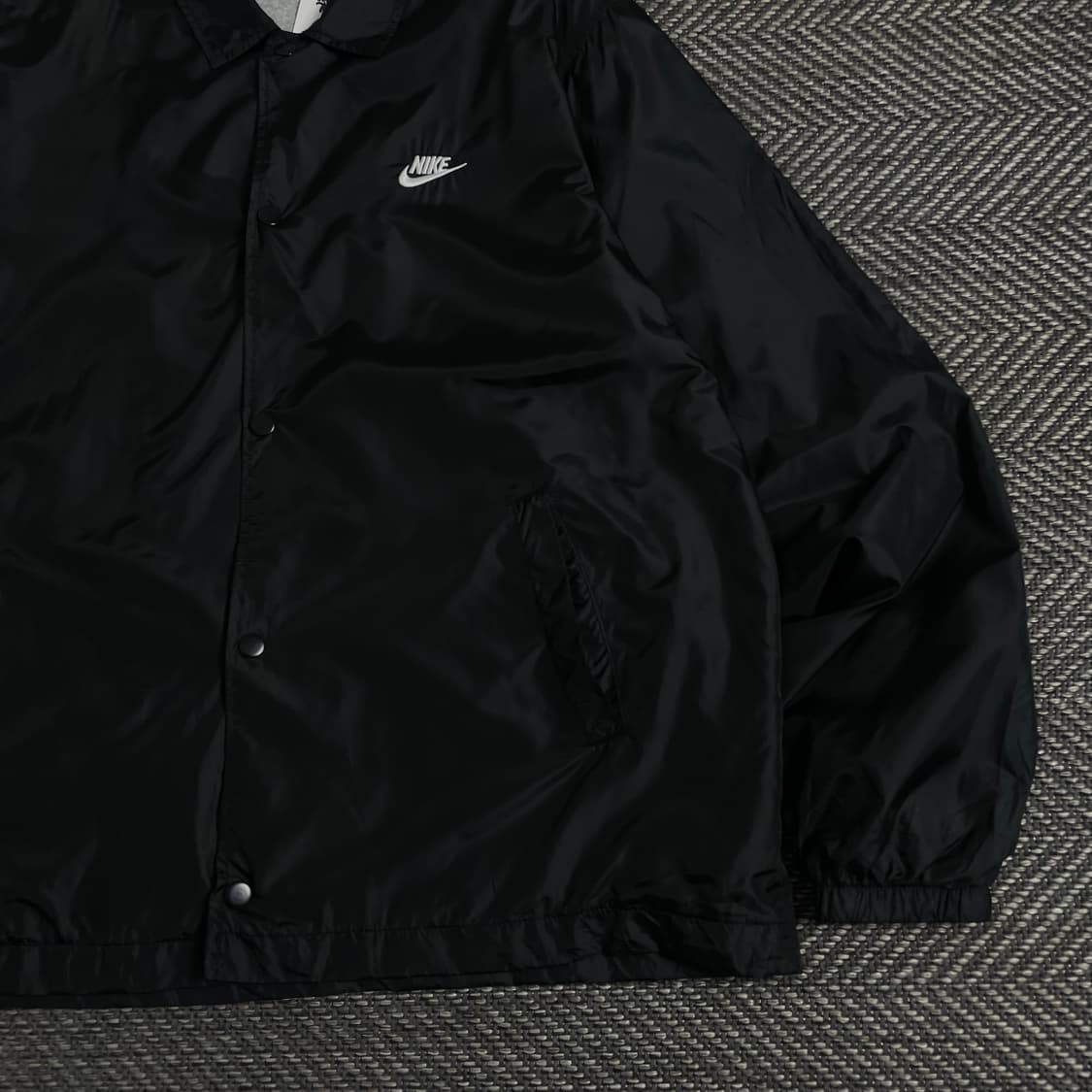 나이키 클럽 우븐 코치 자켓 블랙y 3590 상품이미지3